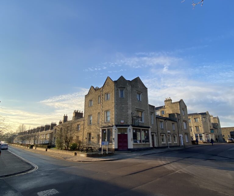 Picture of the outside of the Cricketers.